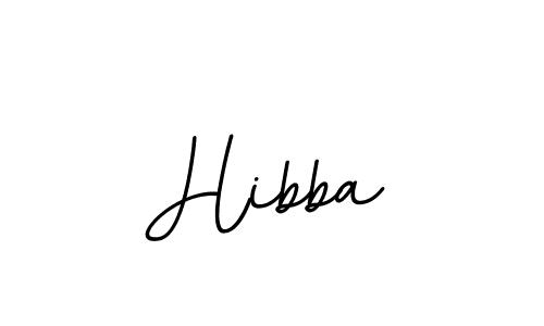 Make a beautiful signature design for name Hibba. With this signature (BallpointsItalic-DORy9) style, you can create a handwritten signature for free. Hibba signature style 11 images and pictures png