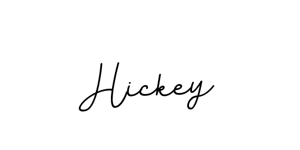 Make a beautiful signature design for name Hickey. With this signature (BallpointsItalic-DORy9) style, you can create a handwritten signature for free. Hickey signature style 11 images and pictures png
