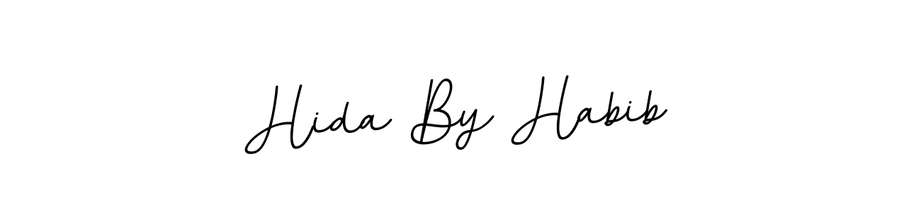 Make a beautiful signature design for name Hida By Habib. With this signature (BallpointsItalic-DORy9) style, you can create a handwritten signature for free. Hida By Habib signature style 11 images and pictures png