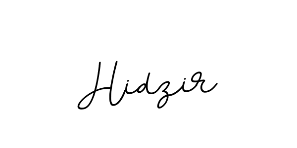 How to make Hidzir name signature. Use BallpointsItalic-DORy9 style for creating short signs online. This is the latest handwritten sign. Hidzir signature style 11 images and pictures png