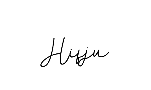The best way (BallpointsItalic-DORy9) to make a short signature is to pick only two or three words in your name. The name Hifju include a total of six letters. For converting this name. Hifju signature style 11 images and pictures png