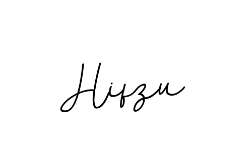 Design your own signature with our free online signature maker. With this signature software, you can create a handwritten (BallpointsItalic-DORy9) signature for name Hifzu. Hifzu signature style 11 images and pictures png