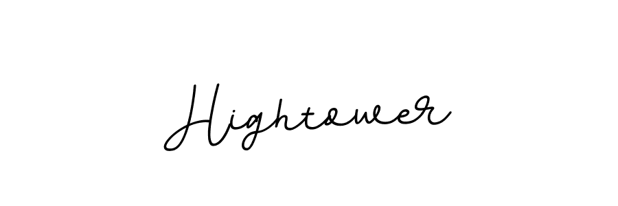 Create a beautiful signature design for name Hightower. With this signature (BallpointsItalic-DORy9) fonts, you can make a handwritten signature for free. Hightower signature style 11 images and pictures png