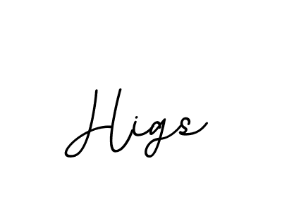 Make a beautiful signature design for name Higs. With this signature (BallpointsItalic-DORy9) style, you can create a handwritten signature for free. Higs signature style 11 images and pictures png