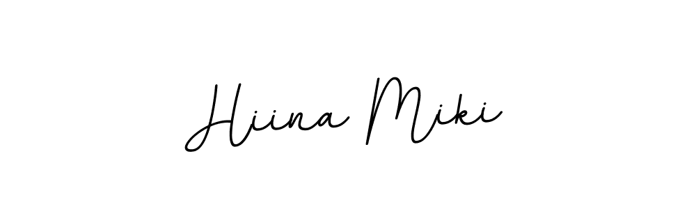 BallpointsItalic-DORy9 is a professional signature style that is perfect for those who want to add a touch of class to their signature. It is also a great choice for those who want to make their signature more unique. Get Hiina Miki name to fancy signature for free. Hiina Miki signature style 11 images and pictures png