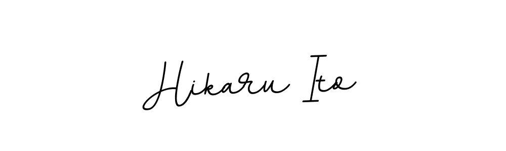 This is the best signature style for the Hikaru Ito name. Also you like these signature font (BallpointsItalic-DORy9). Mix name signature. Hikaru Ito signature style 11 images and pictures png