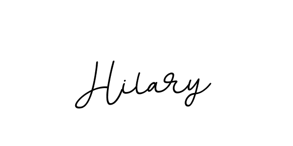 How to make Hilary name signature. Use BallpointsItalic-DORy9 style for creating short signs online. This is the latest handwritten sign. Hilary signature style 11 images and pictures png