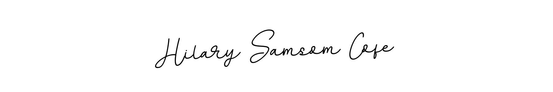 Make a beautiful signature design for name Hilary Samsom Cofe. Use this online signature maker to create a handwritten signature for free. Hilary Samsom Cofe signature style 11 images and pictures png