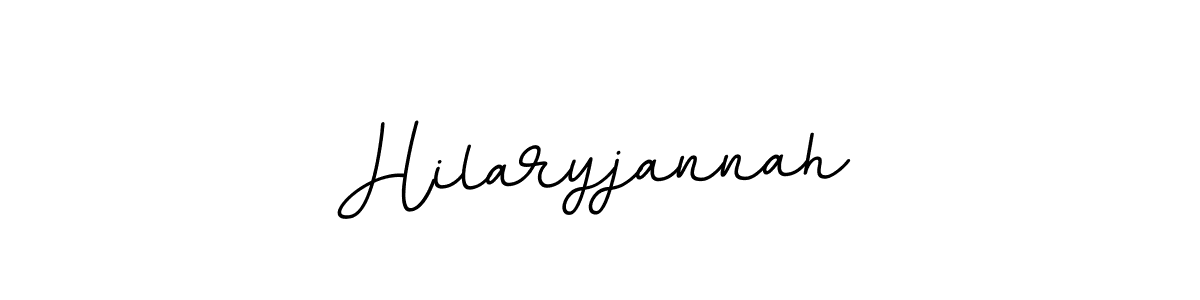 The best way (BallpointsItalic-DORy9) to make a short signature is to pick only two or three words in your name. The name Hilaryjannah include a total of six letters. For converting this name. Hilaryjannah signature style 11 images and pictures png