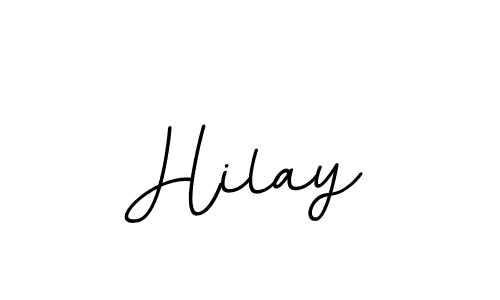 Make a beautiful signature design for name Hilay. With this signature (BallpointsItalic-DORy9) style, you can create a handwritten signature for free. Hilay signature style 11 images and pictures png