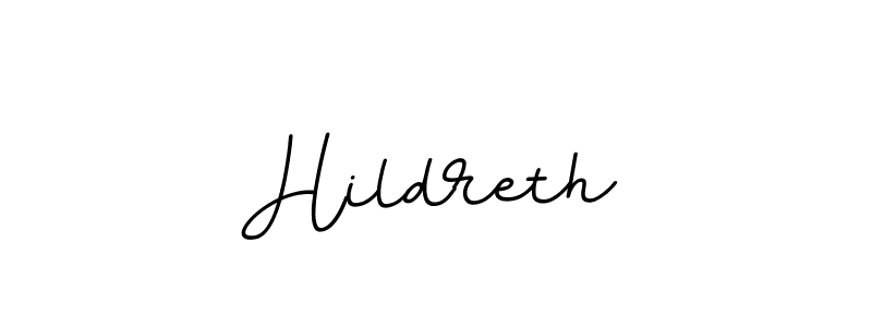 Make a beautiful signature design for name Hildreth. With this signature (BallpointsItalic-DORy9) style, you can create a handwritten signature for free. Hildreth signature style 11 images and pictures png