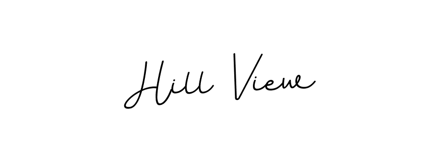 How to make Hill View name signature. Use BallpointsItalic-DORy9 style for creating short signs online. This is the latest handwritten sign. Hill View signature style 11 images and pictures png