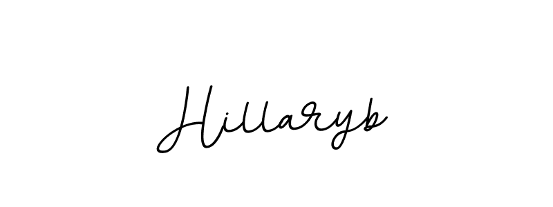 Hillaryb stylish signature style. Best Handwritten Sign (BallpointsItalic-DORy9) for my name. Handwritten Signature Collection Ideas for my name Hillaryb. Hillaryb signature style 11 images and pictures png