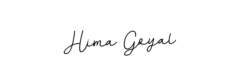 Hima Goyal stylish signature style. Best Handwritten Sign (BallpointsItalic-DORy9) for my name. Handwritten Signature Collection Ideas for my name Hima Goyal. Hima Goyal signature style 11 images and pictures png