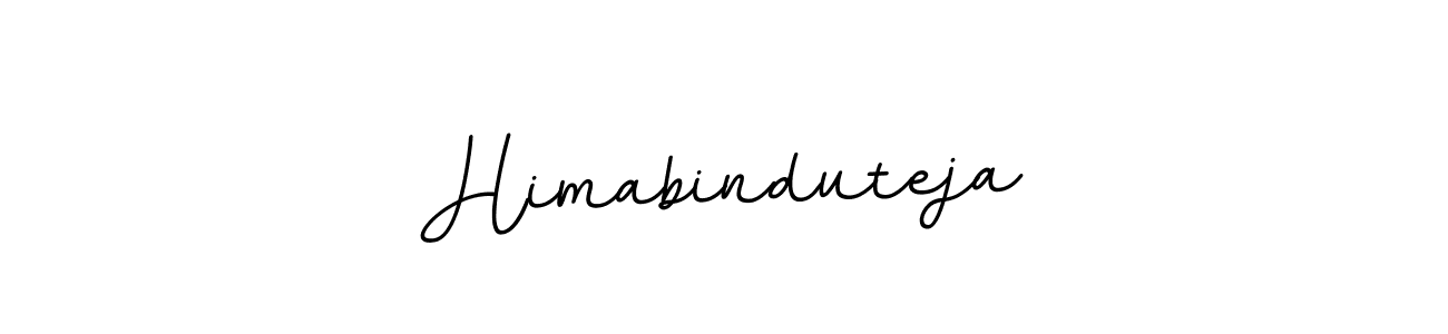Also we have Himabinduteja name is the best signature style. Create professional handwritten signature collection using BallpointsItalic-DORy9 autograph style. Himabinduteja signature style 11 images and pictures png