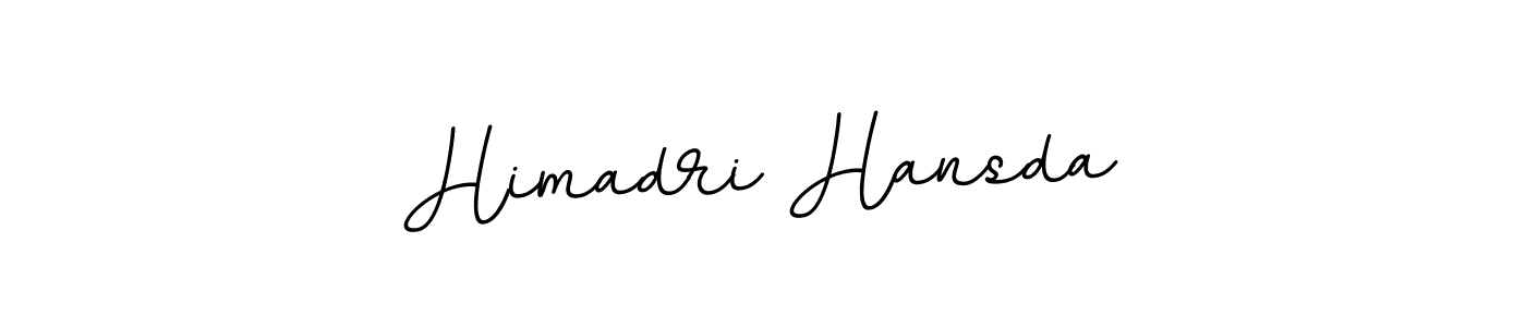 Use a signature maker to create a handwritten signature online. With this signature software, you can design (BallpointsItalic-DORy9) your own signature for name Himadri Hansda. Himadri Hansda signature style 11 images and pictures png