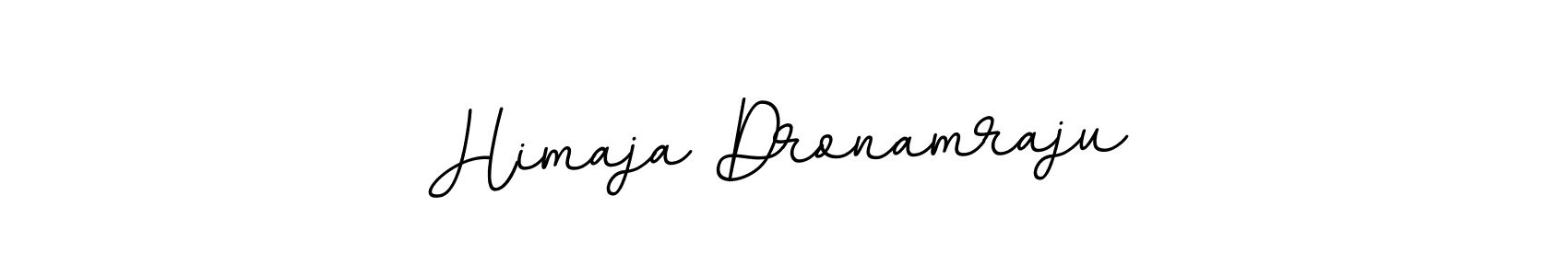 How to make Himaja Dronamraju name signature. Use BallpointsItalic-DORy9 style for creating short signs online. This is the latest handwritten sign. Himaja Dronamraju signature style 11 images and pictures png