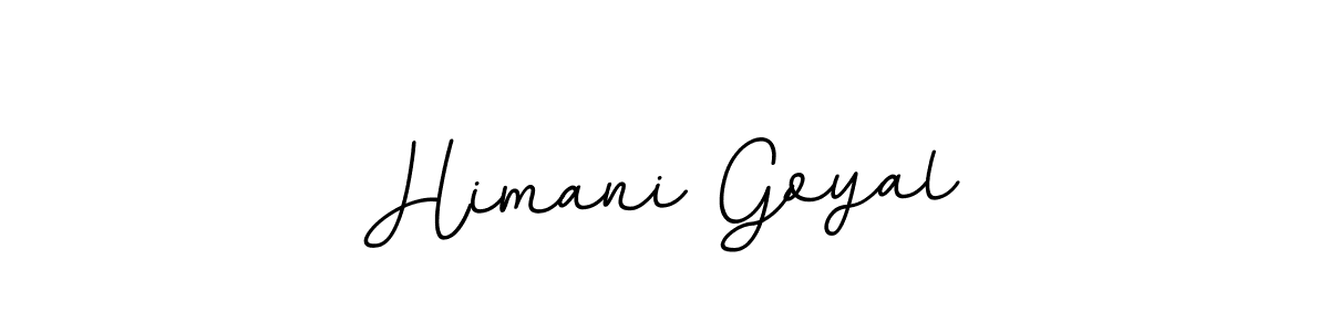 You should practise on your own different ways (BallpointsItalic-DORy9) to write your name (Himani Goyal) in signature. don't let someone else do it for you. Himani Goyal signature style 11 images and pictures png