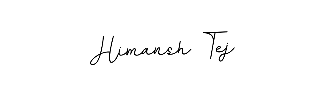 How to make Himansh Tej name signature. Use BallpointsItalic-DORy9 style for creating short signs online. This is the latest handwritten sign. Himansh Tej signature style 11 images and pictures png