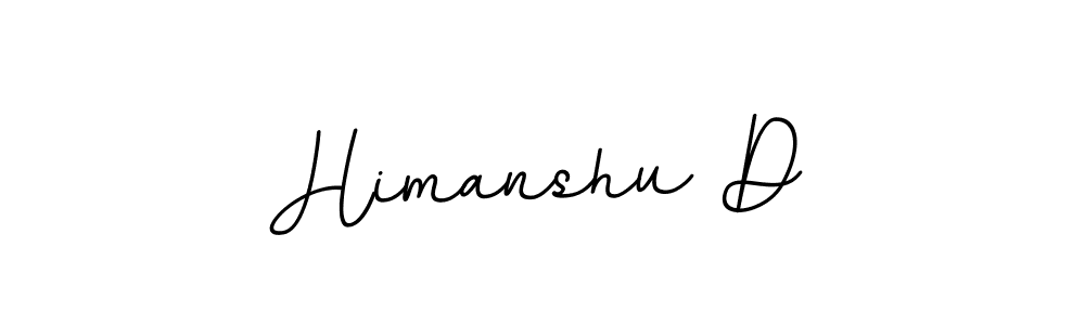 Himanshu D stylish signature style. Best Handwritten Sign (BallpointsItalic-DORy9) for my name. Handwritten Signature Collection Ideas for my name Himanshu D. Himanshu D signature style 11 images and pictures png