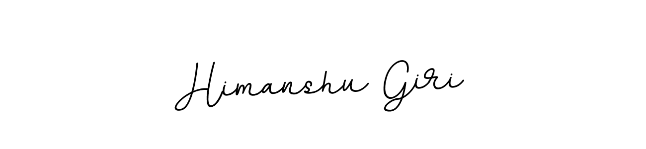 Create a beautiful signature design for name Himanshu Giri. With this signature (BallpointsItalic-DORy9) fonts, you can make a handwritten signature for free. Himanshu Giri signature style 11 images and pictures png