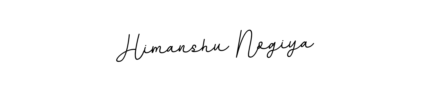 Design your own signature with our free online signature maker. With this signature software, you can create a handwritten (BallpointsItalic-DORy9) signature for name Himanshu Nogiya. Himanshu Nogiya signature style 11 images and pictures png