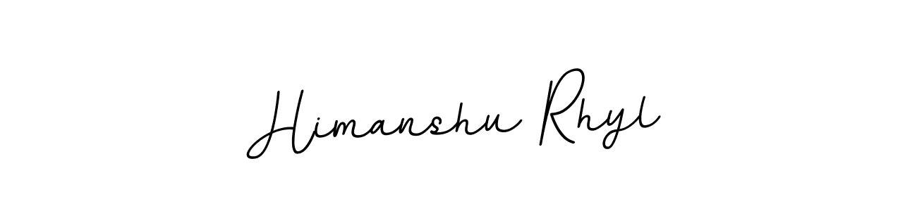 Also You can easily find your signature by using the search form. We will create Himanshu Rhyl name handwritten signature images for you free of cost using BallpointsItalic-DORy9 sign style. Himanshu Rhyl signature style 11 images and pictures png