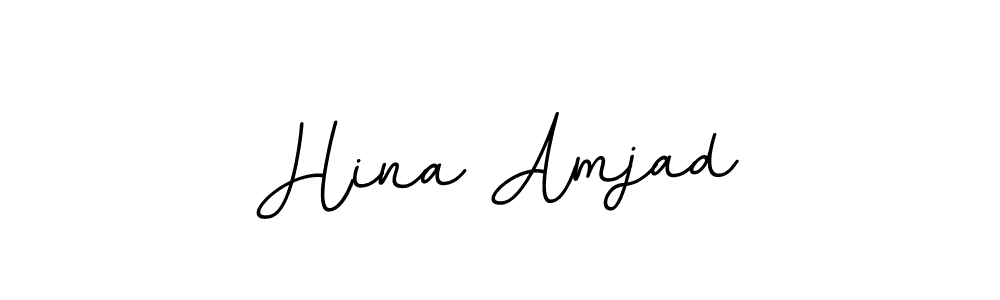 Create a beautiful signature design for name Hina Amjad. With this signature (BallpointsItalic-DORy9) fonts, you can make a handwritten signature for free. Hina Amjad signature style 11 images and pictures png