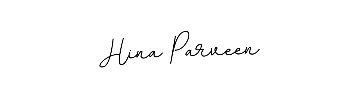 Create a beautiful signature design for name Hina Parveen. With this signature (BallpointsItalic-DORy9) fonts, you can make a handwritten signature for free. Hina Parveen signature style 11 images and pictures png