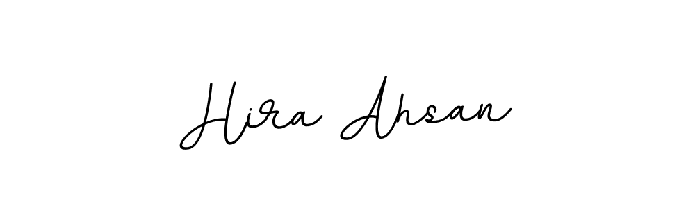 Hira Ahsan stylish signature style. Best Handwritten Sign (BallpointsItalic-DORy9) for my name. Handwritten Signature Collection Ideas for my name Hira Ahsan. Hira Ahsan signature style 11 images and pictures png