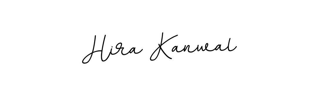 Make a beautiful signature design for name Hira Kanwal. With this signature (BallpointsItalic-DORy9) style, you can create a handwritten signature for free. Hira Kanwal signature style 11 images and pictures png