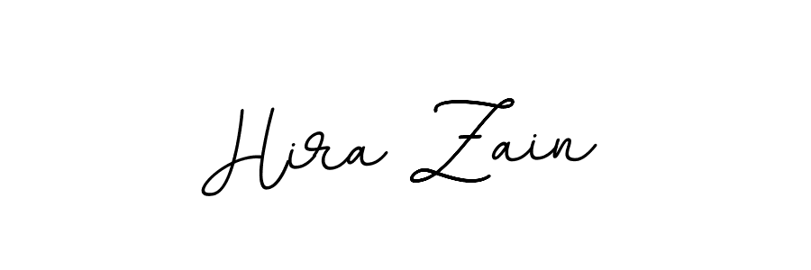 Use a signature maker to create a handwritten signature online. With this signature software, you can design (BallpointsItalic-DORy9) your own signature for name Hira Zain. Hira Zain signature style 11 images and pictures png