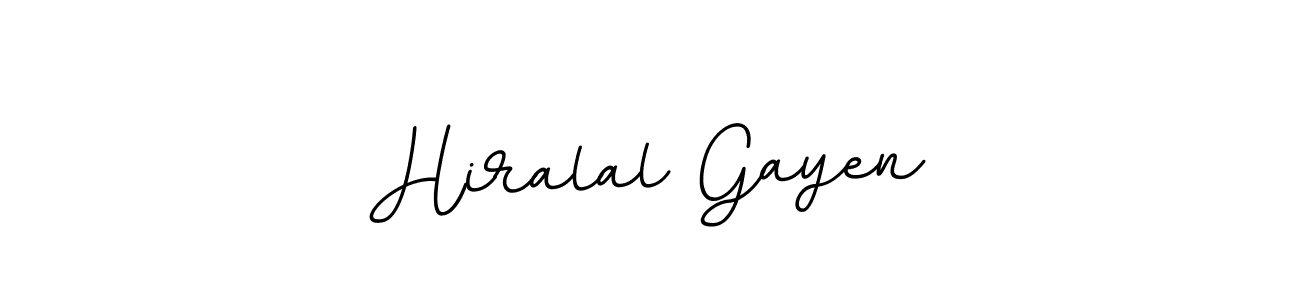 You should practise on your own different ways (BallpointsItalic-DORy9) to write your name (Hiralal Gayen) in signature. don't let someone else do it for you. Hiralal Gayen signature style 11 images and pictures png