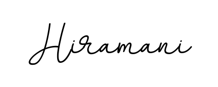 A dynamic signature style for Hiramani using BallpointsItalic-DORy9 script. Designed to look authentic, handwritten, and professional. Hiramani signature style 11 images and pictures png