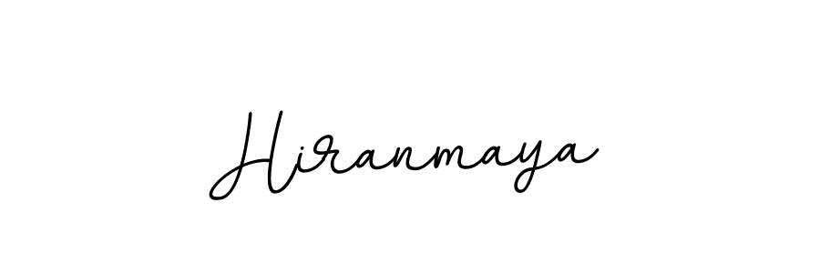 Create a beautiful signature design for name Hiranmaya. With this signature (BallpointsItalic-DORy9) fonts, you can make a handwritten signature for free. Hiranmaya signature style 11 images and pictures png