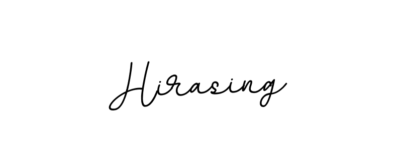 Design your own signature with our free online signature maker. With this signature software, you can create a handwritten (BallpointsItalic-DORy9) signature for name Hirasing. Hirasing signature style 11 images and pictures png