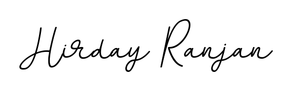 Express your personality with a custom Hirday Ranjan signature crafted with BallpointsItalic-DORy9 typography. Free transparent PNG download available. Hirday Ranjan signature style 11 images and pictures png