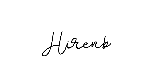 if you are searching for the best signature style for your name Hirenb. so please give up your signature search. here we have designed multiple signature styles  using BallpointsItalic-DORy9. Hirenb signature style 11 images and pictures png
