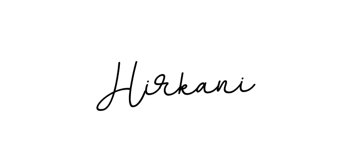 Design your own signature with our free online signature maker. With this signature software, you can create a handwritten (BallpointsItalic-DORy9) signature for name Hirkani. Hirkani signature style 11 images and pictures png