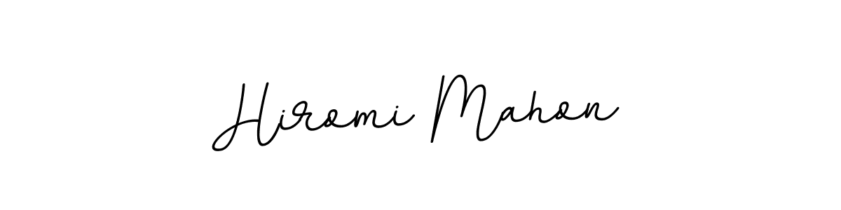 This is the best signature style for the Hiromi Mahon name. Also you like these signature font (BallpointsItalic-DORy9). Mix name signature. Hiromi Mahon signature style 11 images and pictures png