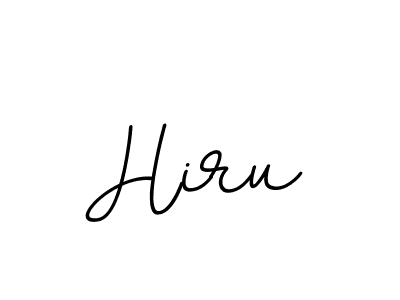 Make a beautiful signature design for name Hiru. With this signature (BallpointsItalic-DORy9) style, you can create a handwritten signature for free. Hiru signature style 11 images and pictures png