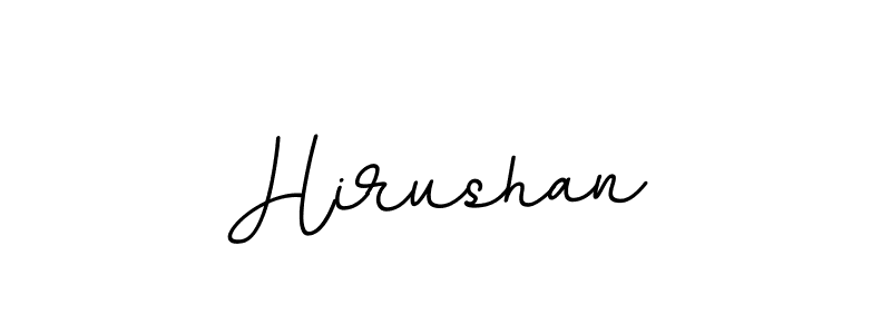 Make a beautiful signature design for name Hirushan. With this signature (BallpointsItalic-DORy9) style, you can create a handwritten signature for free. Hirushan signature style 11 images and pictures png