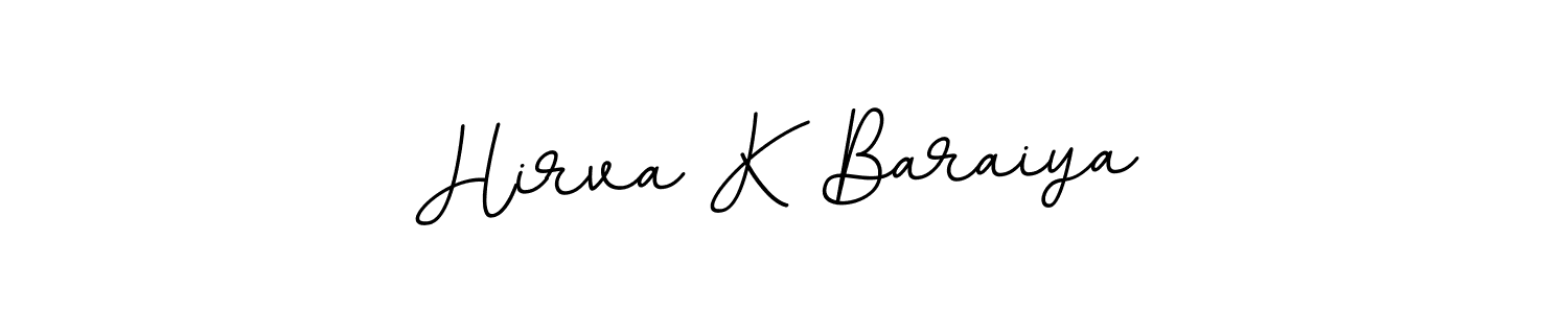 This is the best signature style for the Hirva K Baraiya name. Also you like these signature font (BallpointsItalic-DORy9). Mix name signature. Hirva K Baraiya signature style 11 images and pictures png