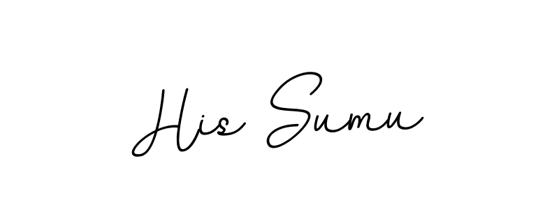 The best way (BallpointsItalic-DORy9) to make a short signature is to pick only two or three words in your name. The name His Sumu include a total of six letters. For converting this name. His Sumu signature style 11 images and pictures png