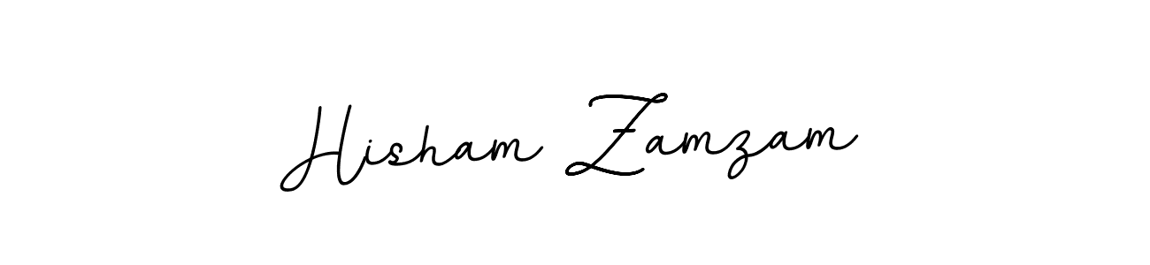 How to make Hisham Zamzam signature? BallpointsItalic-DORy9 is a professional autograph style. Create handwritten signature for Hisham Zamzam name. Hisham Zamzam signature style 11 images and pictures png