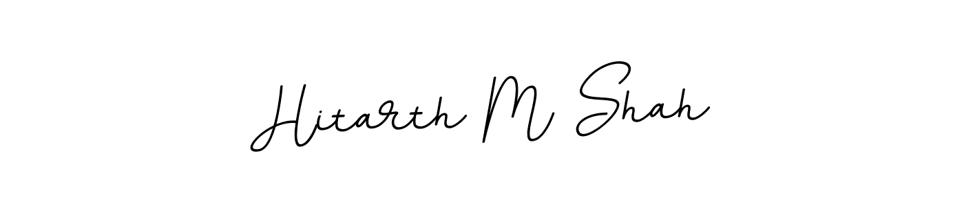 Also we have Hitarth M Shah name is the best signature style. Create professional handwritten signature collection using BallpointsItalic-DORy9 autograph style. Hitarth M Shah signature style 11 images and pictures png