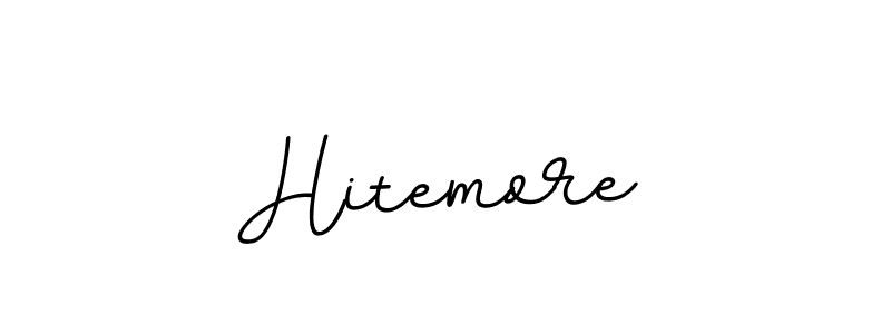 Make a beautiful signature design for name Hitemore. With this signature (BallpointsItalic-DORy9) style, you can create a handwritten signature for free. Hitemore signature style 11 images and pictures png