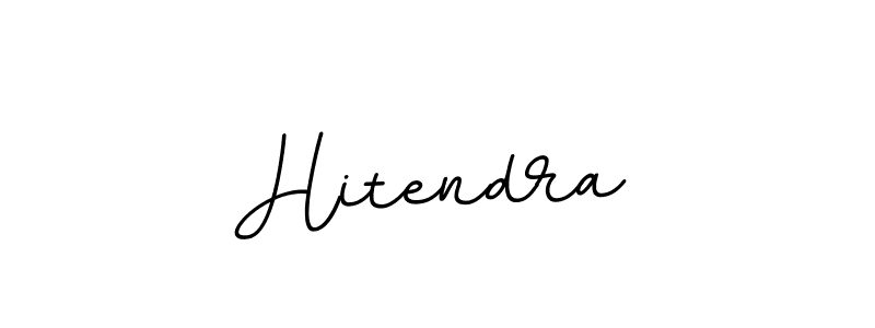 Make a beautiful signature design for name Hitendra. With this signature (BallpointsItalic-DORy9) style, you can create a handwritten signature for free. Hitendra signature style 11 images and pictures png