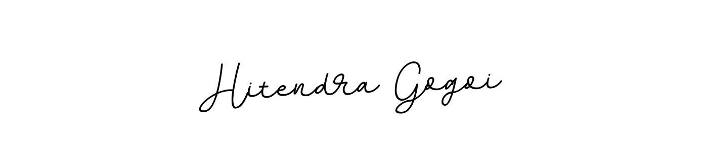 This is the best signature style for the Hitendra Gogoi name. Also you like these signature font (BallpointsItalic-DORy9). Mix name signature. Hitendra Gogoi signature style 11 images and pictures png