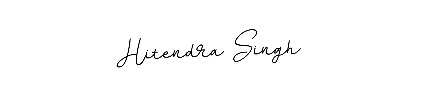 Create a beautiful signature design for name Hitendra Singh. With this signature (BallpointsItalic-DORy9) fonts, you can make a handwritten signature for free. Hitendra Singh signature style 11 images and pictures png